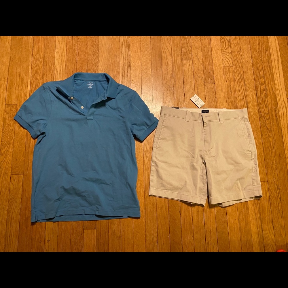 J Crew shirts and 1 pair of shorts, NWT/NWOT